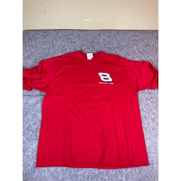 Vintage NASCAR Dale Earnhardt Jr. Long Sleeve Graphic Shirt Mens 2XL Racing Red - Picture 5 of 10